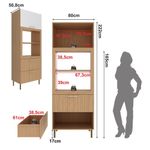 Paneleiro-Torre-Quente-1-Porta-2-Gaveta-CZ3142-Tecno-Mobili