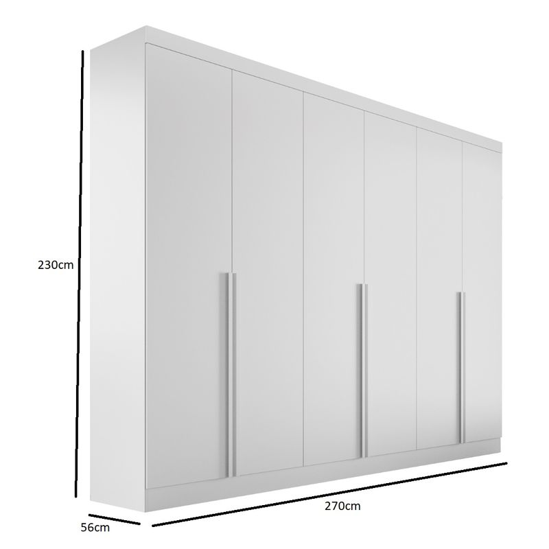 Guarda-Roupa-Casal-6-Portas-em-MDF-Alvorada-Bianchi