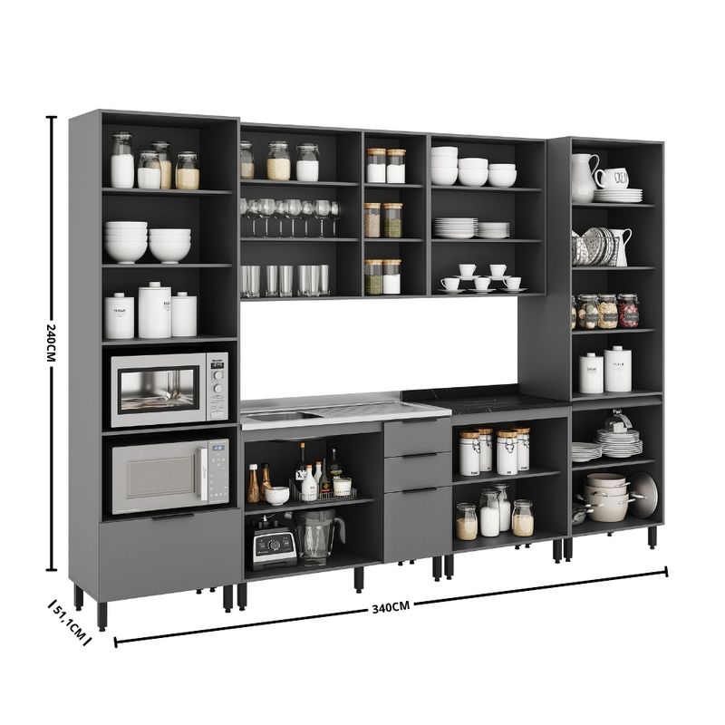Cozinha-Modulada-6-Pecas-com-Cuba-Lumina-Telasul