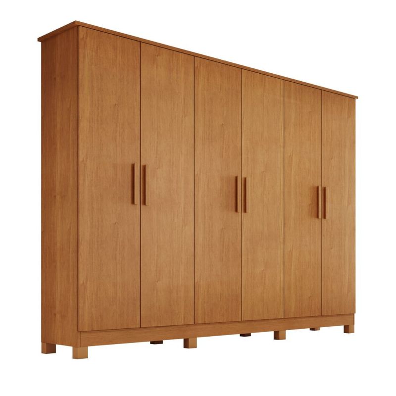Guarda-Roupa-Casal-6-Portas-com-Pes-em-MDF-Nina-Bianchi