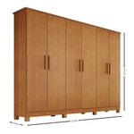 Guarda-Roupa-Casal-6-Portas-com-Pes-em-MDF-Nina-Bianchi