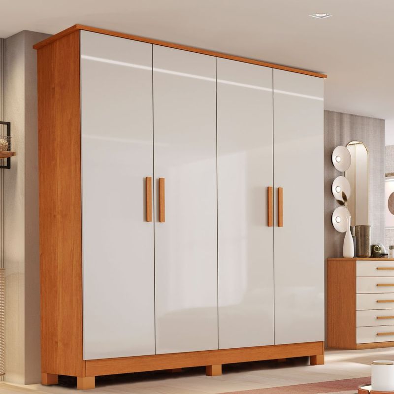 Guarda-Roupa-Solteiro-4-Portas-com-Pes-em-MDF-Nina-Bianchi