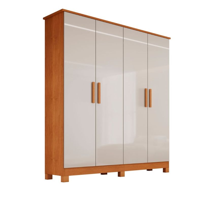 Guarda-Roupa-Solteiro-4-Portas-com-Pes-em-MDF-Nina-Bianchi