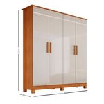 Guarda-Roupa-Solteiro-4-Portas-com-Pes-em-MDF-Nina-Bianchi