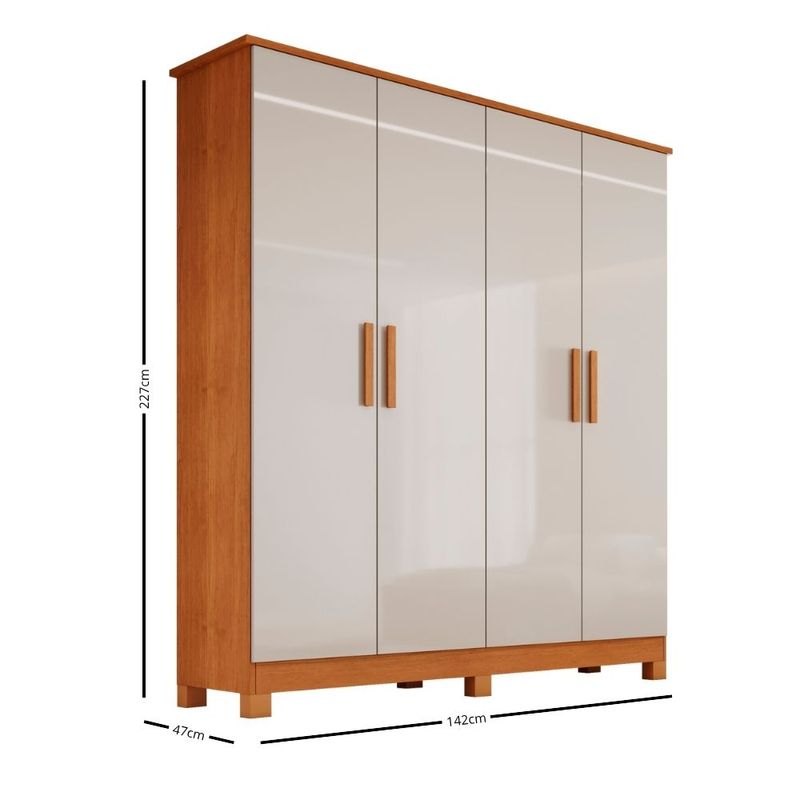 Guarda-Roupa-Solteiro-4-Portas-com-Pes-em-MDF-Nina-Bianchi