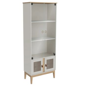 Cristaleira com Vidro 4 Portas Trama MB1005 Movelbento