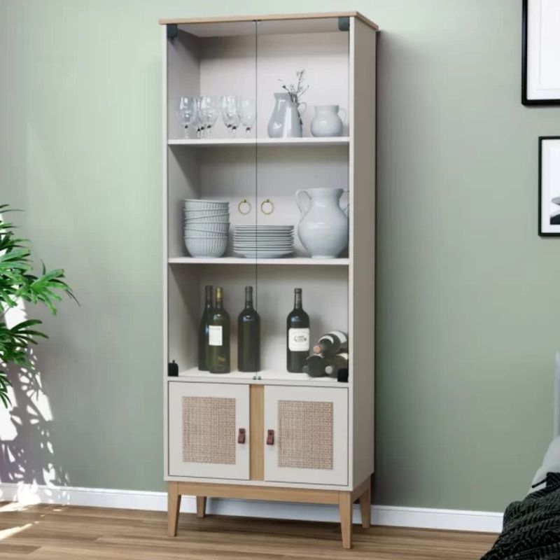 Cristaleira-com-Vidro-4-Portas-Trama-MB1005-Movelbento