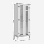 Cristaleira com Vidro 2 Portas Colonial MB 1019 Movelbento