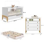 Quarto-de-Bebe-Berco-mini-cama--Comoda-3-Gavetas-Fantasia-Qmovi-e-Colchao-Gazin