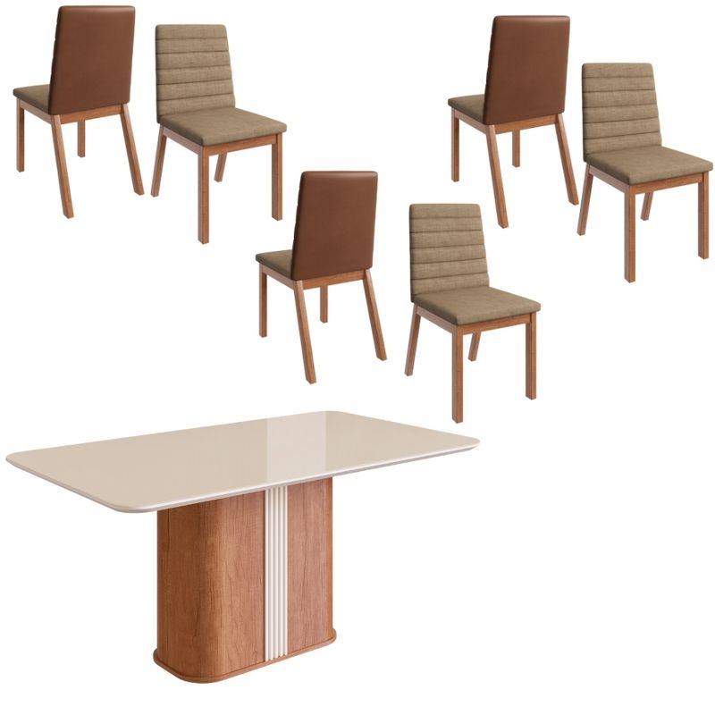 Conjunto-Sala-de-Jantar-Mesa-com-Tampo-de-Vidro-160cm-e-6-Cadeiras-em-Madeira-Macica-165-05-Zamarchi