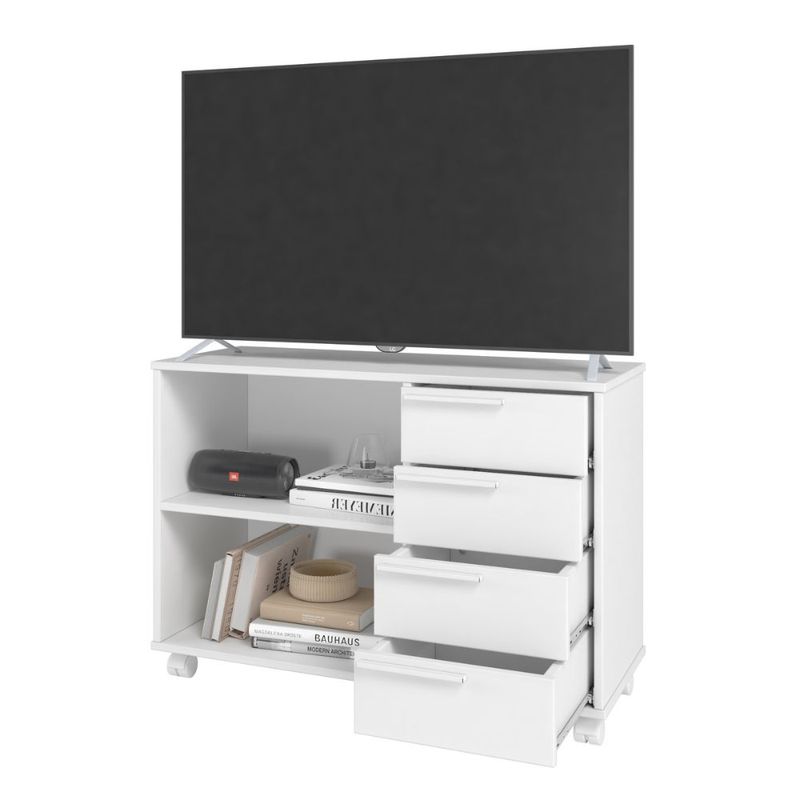 Rack-para-TV-ate-40-Polegadas-3-Gavetas-com-Rodizio-BSE01-BRV-Moveis