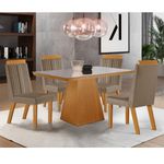Conjunto-Sala-de-Jantar-Mesa-Prada-com-Tampo-de-Vidro-120cm-e-4-Cadeiras-em-MDF-Florenca-LJ-Moveis