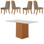 Conjunto-Sala-de-Jantar-Mesa-Riviera-com-Tampo-de-Vidro-120cm-e-4-Cadeiras-em-MDF-Riviera-LJ-Moveis
