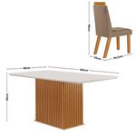 Conjunto-Sala-de-Jantar-Mesa-Riviera-com-Tampo-de-Vidro-180cm-e-6-Cadeiras-em-MDF-Riviera-LJ-Moveis