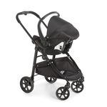 Carrinho-de-Bebe-Olympus-New-Black-com-Bebe-Conforto-Grid-Galzerano