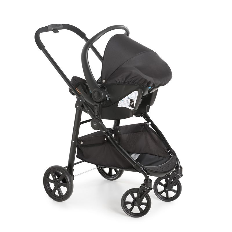 Carrinho-de-Bebe-Olympus-New-Black-com-Bebe-Conforto-Grid-Galzerano