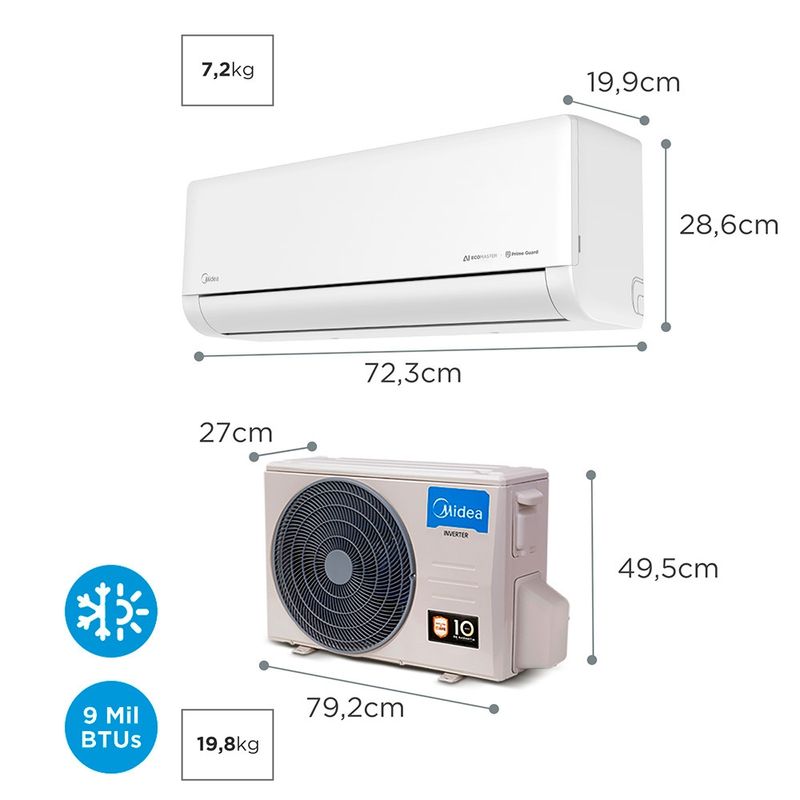 Ar-Condicionado-Split-9.000-BTUs-Inverter-AI-Ecomaster-EZVQA09M5-Quente-Frio-Midea