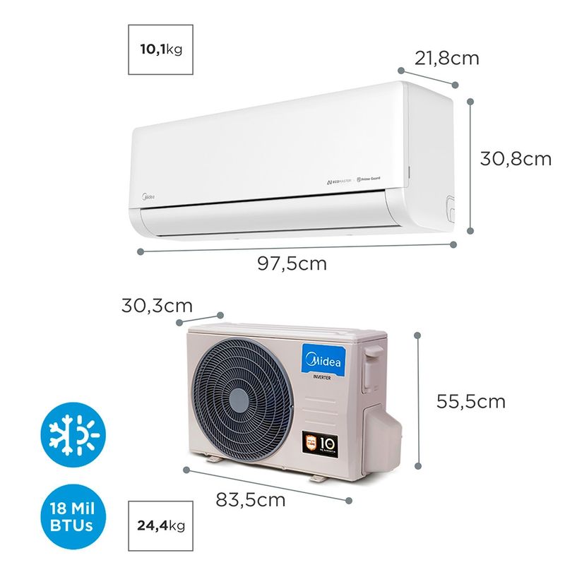 Ar-Condicionado-Split-18.000-BTUs-Inverter-AI-Ecomaster-EZVCA18M5-Frio-Midea