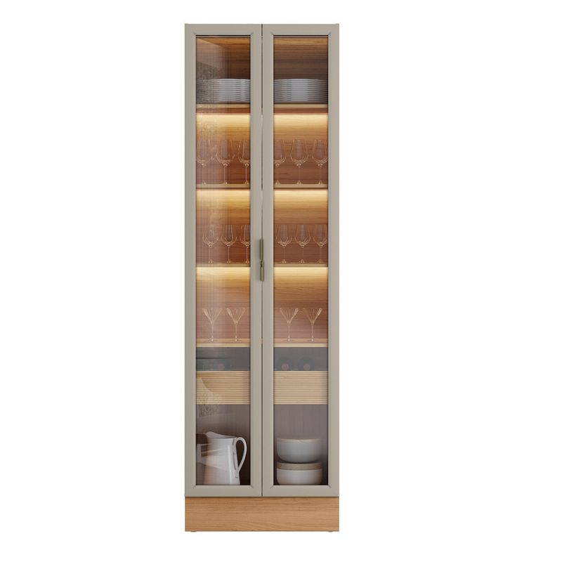Cristaleira-2-Portas-de-Vidro-e-LED-Em-MDF-Allure-Linea-Brasil