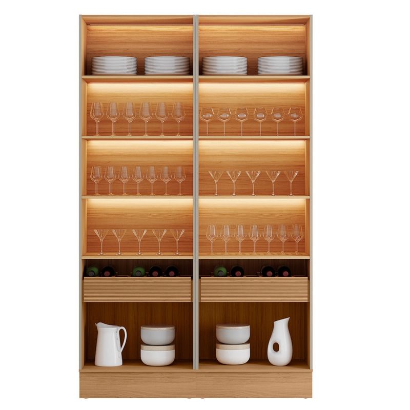 Cristaleira-4-Portas-de-Vidro-e-LED-Em-MDF-Allure-Linea-Brasil