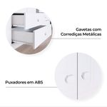 Cômoda Infantil 5 Gavetas Bala de Menta IA710 Henn