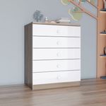 Comoda-Infantil-5-Gavetas-Bala-de-Menta-IA710-Henn