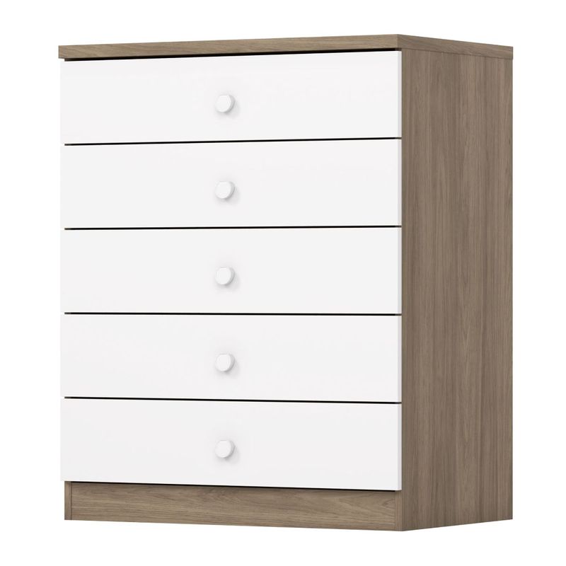Comoda-Infantil-5-Gavetas-Bala-de-Menta-IA710-Henn