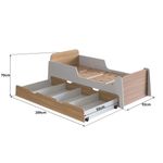 Cama-Infantil--Solteiro-Mick-com-Bau-Auxiliar-em-MDF-Mobikasa