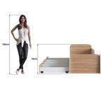Cama-Infantil--Solteiro-Mick-com-Bau-Auxiliar-em-MDF-Mobikasa