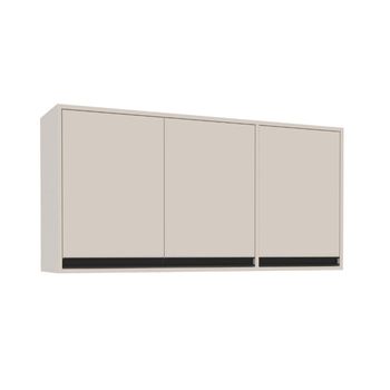 Armário Aéreo 3 Portas 120cm Koya Politorno Móveis