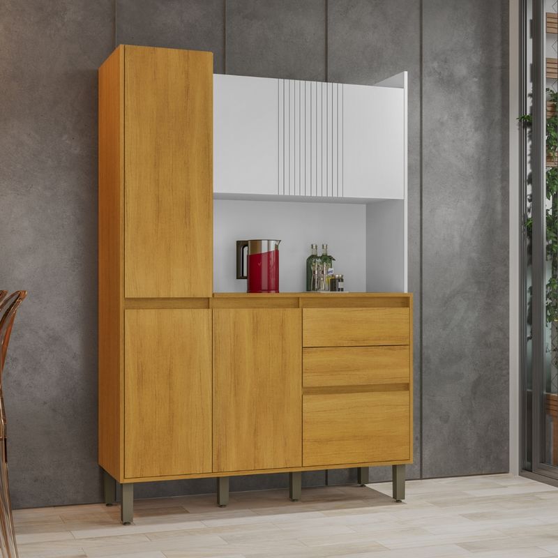 Cozinha-Compacta-6-Portas-2-Gavetas-com-Tampo-Lucca-CHF
