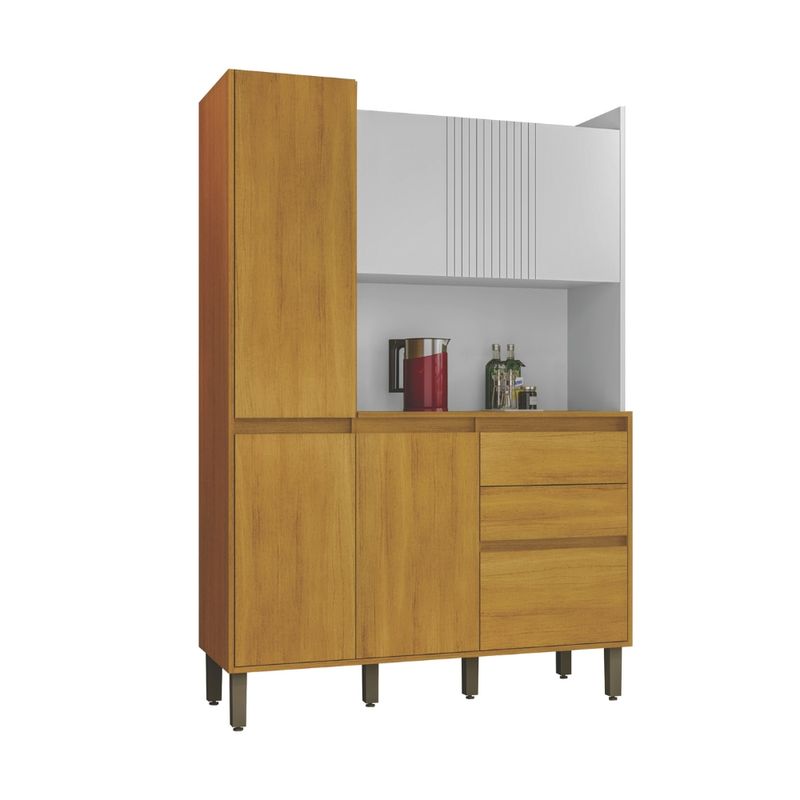Cozinha-Compacta-6-Portas-2-Gavetas-com-Tampo-Lucca-CHF
