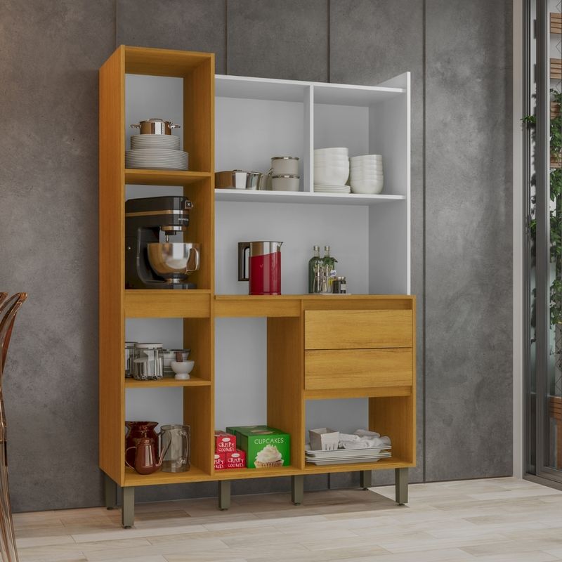 Cozinha-Compacta-6-Portas-2-Gavetas-com-Tampo-Lucca-CHF