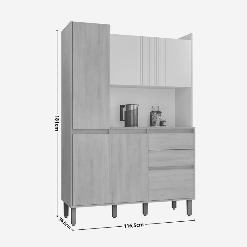 Cozinha-Compacta-6-Portas-2-Gavetas-com-Tampo-Lucca-CHF