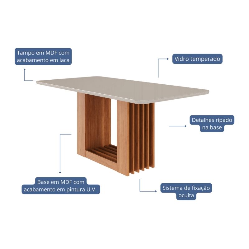 Mesa-de-Jantar-180cm-com-Tampo-de-Vidro-Em-MDF-Ariela-Cimol
