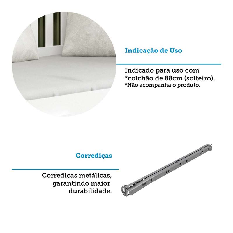 Bicama-Infantil-2-Gavetas-em-MDF-Maria-Moveis-Peroba