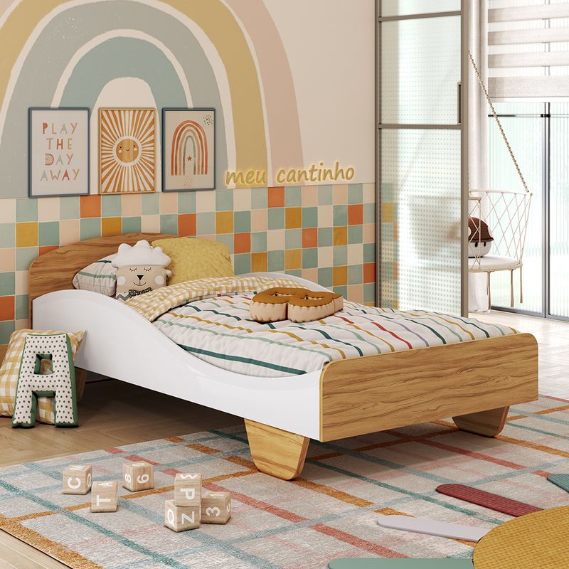 Cama-Infantil-em-MDF-Sol-Moveis-Peroba