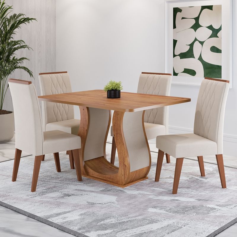 Conjunto-Sala-de-Jantar-Mesa-120cm-Cabernet--e-4-Cadeiras-Cristal-Viero