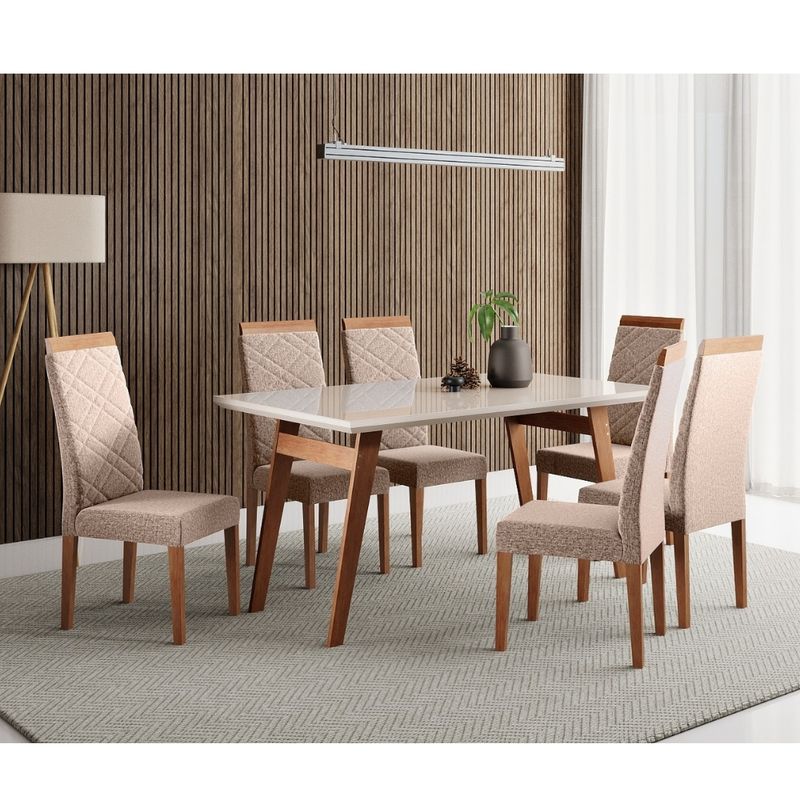Conjunto-Sala-de-Jantar-Mesa-154cm-Onix-com-6-Cadeiras-Atlas-Madetal