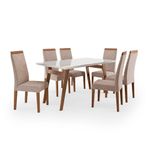 Conjunto-Sala-de-Jantar-Mesa-154cm-Onix-com-6-Cadeiras-Atlas-Madetal
