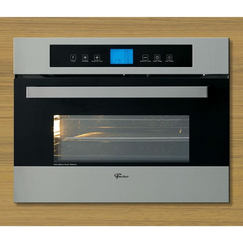Forno 43l de Embutir Fischer Inox - Elétrico - Platinium - 220v - 17419-18936