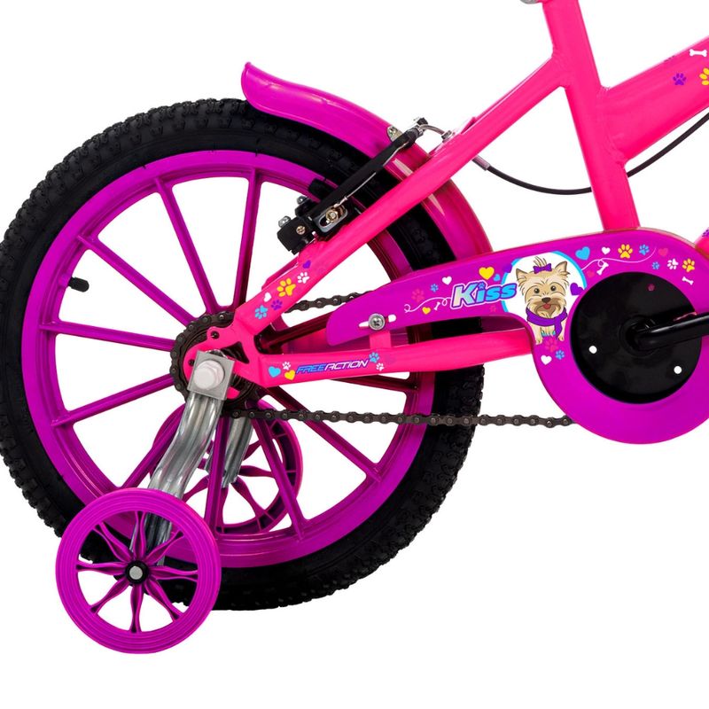 Bicicleta Kiss com Cesta Aro 16 Free Action