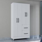 Guarda-Roupa-Solteiro-4-Portas-2-Gavetas-com-Pes-Capri-Poquema