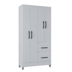 Guarda-Roupa-Solteiro-4-Portas-2-Gavetas-com-Pes-Capri-Poquema