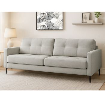 Sofá 3 Lugares 210cm Linho Corbelli Ferguile