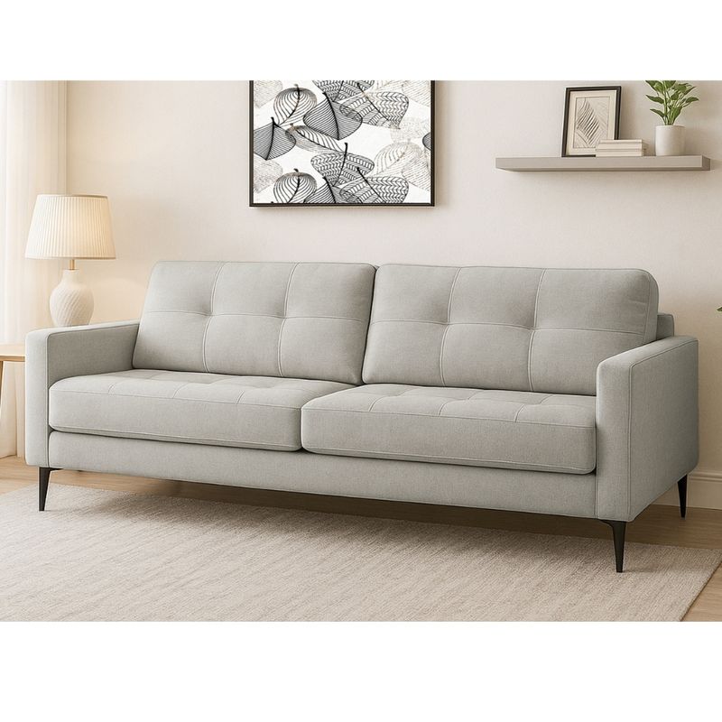 Sofá 3 Lugares 210cm Linho Corbelli Ferguile