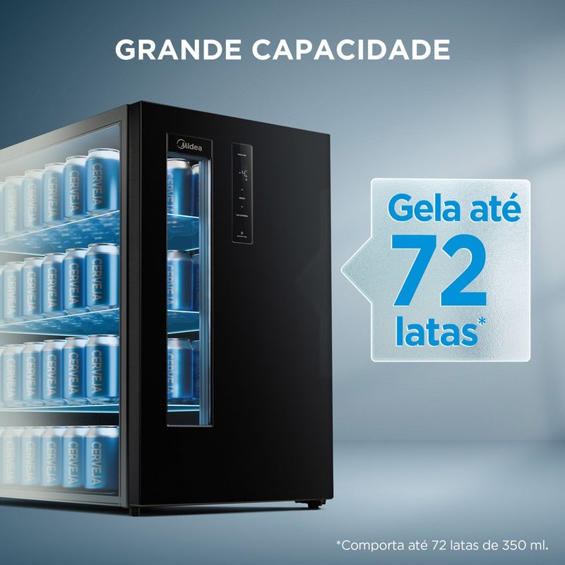 Cervejeira Midea MDRX150FGGDX Frost Free 82L