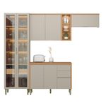 Cozinha Modulada 4 Peças com Tampo Em MDF Allure Linea Brasil