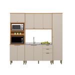 Cozinha Modulada 4 Peças sem Pia Em MDF Selene Linea Brasil