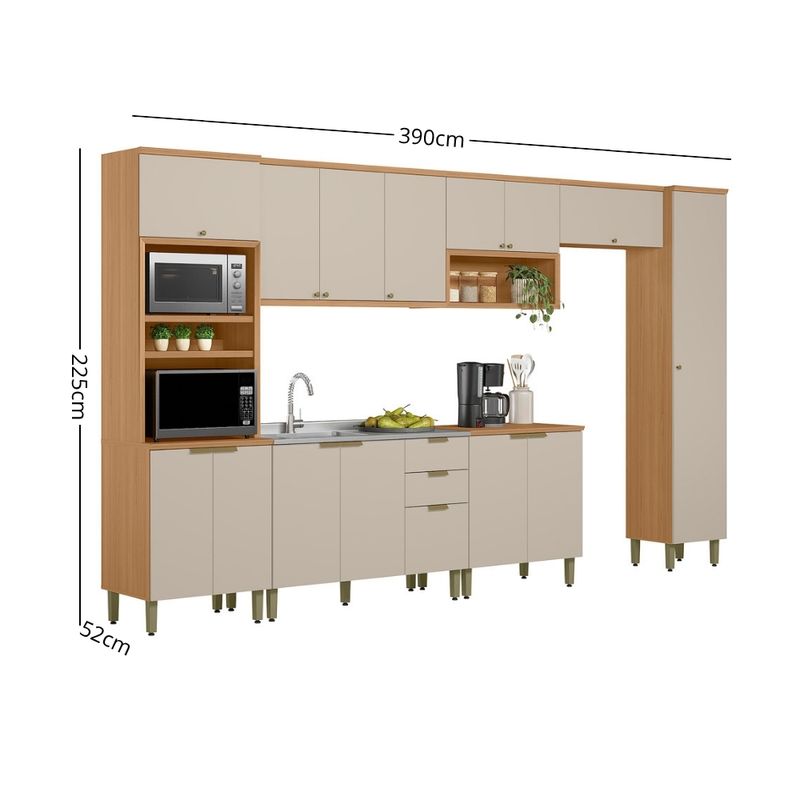 Cozinha-Modulada-7-Pecas-sem-Pia-Em-MDF-Selene-Linea-Brasil